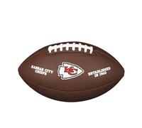 Wilson NFL Team Backyard Legend Ballon De Football Américain, Cuir Artisanal avec Vessie Sécurisée, Design Robuste, Équipe: City Chiefs, Couleur: Brun, Taille Officielle