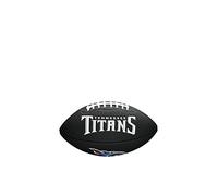 Wilson NFL Team Soft Touch Ball Unisex-Youth, Black, Mini Size