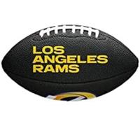 Wilson NFL Team Soft Touch Ball Unisex-Youth, Black, Mini Size