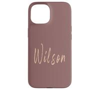 Wilson North Carolina Design Vintage élégant Coque pour iPhone 15