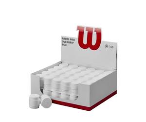 Wilson Padel Pro Overgrip, Pack de 60, Blanc
