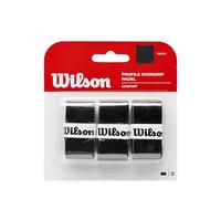 Wilson Surgrip de Padel Profile Unisexe Noir Pack de 3
