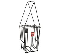 WILSON Panier pour le Ramassage des Balles, Ball Pick Up, Contient jusqu'à 75 balles, Inoxydable, Noir, WRZ323700