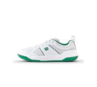 Wilson Pickle Pro Chaussures de Pickleball Homme, Look Classique et Design Amélioré, Ajustement Parfait et Structure Robuste, Mesh Respirant, Couleur : Bosphorus/Blanc/Bosphorus, Taille : 13.5