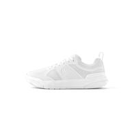 WILSON Pickle Pro W Chaussures de Pickleball Femme, Ajustement Parfait et Un Design Amélioré, Mesh Respirant avec Un Col Souple et Un Talon Ferme, Couleur : Blanc/Surf Spray, Taille : 6