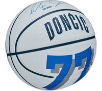 Wilson Ballon de Basket, NBA Player Icon Mini, Luka Doncic, Dallas Mavericks, pour l'Extérieur et Intérieur