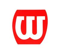 Wilson Pochoir Logo, Stencil W, Pour Raquette de Squash/Badminton, Rouge, X0016