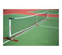 Wilson Filet de pickleball portable Argenté, 6,7 m x 90 cm, pieds incurvés, sac inclus