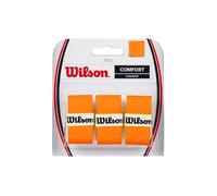 WILSON Pro OVERGRIP Grips/surgrips Unisex-Adult, Orange, 3 Pièces