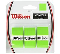 Wilson Pro Overgrip Lot de 3 grips pour raquette de tennis, vert