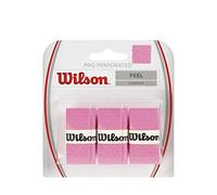 Wilson Overgrip Pro – Poignée de tennis perforée Adulte Unisexe Rose Taille unique