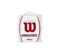 WILSON Bande de Maintien Pro Overgrip Sensation, Unisexe, Blanc, 12 Pièces, WRZ4011WH Taille Unique