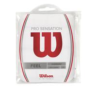 Wilson Overgrip de tennis Pro Sensation, 12 pièces, Rouge/Blanc, Unisexe, Taille unique