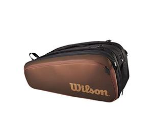 Wilson Pro Staff V14 Super Tour Lot de 15 Sacs pour Raquette de Tennis Marron