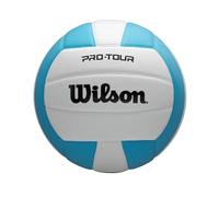 Wilson Ballon de volley-ball Pro Tour - intérieur - taille officielle - Bleu ciel/blanc