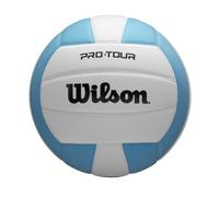 Ballon de Volley-Ball Pro Tour, Bleu Ciel/Blanc