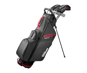 Wilson Profile Complete Golf Club Set, conçu pour Les Swings Rapides avec Une Construction en Acier, droitier, Couleur : Rouge/Noir/Argent, Taille : Standard