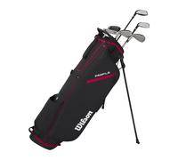 Wilson Demi-Set Profile Hommes STL Ensemble, Rouge/Noir/Argent, Standard