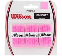 Wilson Profile Lot de 3 surgrips de Tennis Roses