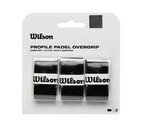 Wilson Surgrip de Padel Profile Unisexe Noir Pack de 3