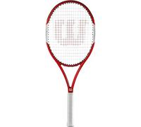 Wilson Racket Sport Raquette de Tennis, Six.One Lite 102, Unisexe, pour Joueurs Intermédiaires, Taille de Manche L3, Rouge/Gris, WRT73660U3