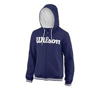 Wilson Racket Sport Team Veste à Capuche Homme Blue Depths/White FR : 2XL (Taille Fabricant : 2XL)
