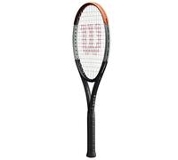 WILSON Raquette Burn 100 LS V4.0, Joueurs Amateurs Ambitieux, Noir/Gris/Orange, WR044910U2 4 1/4