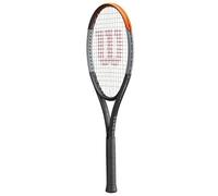 Wilson Raquette Burn 100 V4.0, Joueurs Amateurs Ambitieux, Noir/Gris/Orange, 4 3/8, WR045010U3