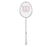 Wilson Raquette de badminton Impact – Cadre composite, manche graphite – Gris/Blanc G3 (4)
