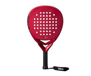 Wilson Raquette de Padel Bela Junior V2, Fibre de Verre/EVA, Rouge/Noir