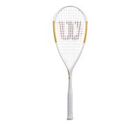 Wilson raquette de squash, Tempest Lite, Unisexe, Poids en tête, Blanc/Or, WR006710H0