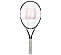 WILSON Raquette de Tennis, Federer Team 105, Unisexe, pour Joueurs Débutants à Intermédiaires, Taille de Manche L2, Blanc/Noir, WRT30730U2