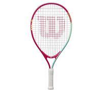 Wilson Raquette de tennis Intrigue Jr 21 – Cadre léger, prise en main facile, Rouge/Teal
