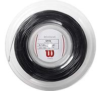 Wilson Cordages de Raquettes, Revolve, Rouleau de 12,2 mètres, Noir, 1,30 mm, Unisexe, WRZ946800