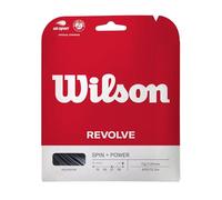 Wilson Cordage de tennis Revolve 17 BK – Noir 12,2 m Adulte unisexe