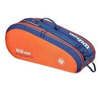 Wilson Sac à raquettes Roland Garros 2026 Team 6 raquettes Orange/Bleu