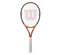 Wilson Roland-Garros Equipe, Raquette de Tennis, Poids de Précision et Design à Double Ouverture, Prise en Main Confortable, Contrôle Supérieur et Portée Accrue, Couleur : Marine/Blanc, Taille : 3