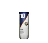 WILSON Roland Garros Tennis Balls Unisex-Adult, Jaune, 1 Canette x 3 Balles