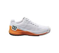 WILSON Rush Pro 3.5 Paris W Chaussures de Tennis White/Orange Tiger/Black 36 2/3