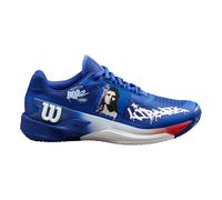 Wilson Rush Pro 4.0 Hope Paris Chaussure Terre Battue Femmes-Bleu,Blanc
