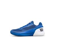 WILSON Rush Pro 5 Chaussures Tennis Homme, Bleu/Blanc/Noir, T. 42