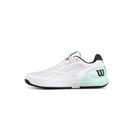Wilson Rush Pro 5 Clay Chaussures de tennis pour homme, Blanc/Bay/Corail ardent, 11.5
