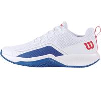 WILSON Hommes Rush Pro Lite Chaussures De Tennis Chaussures Toutes Surfaces Blanc - Bleu 44