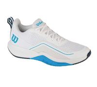 Wilson Homme Rush Pro Lite Chaussure de Tennis, White/Atomic Blue/Navy Blazer, 47 1/3 EU