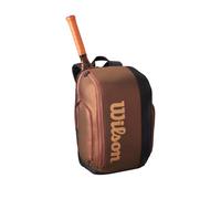 Wilson-Sac À Dos De Tennis,Grande Capacité,Sport Initié,Série Super Tour Pour 2 Raquettes Avec Compartiment À Chaussures -Brown