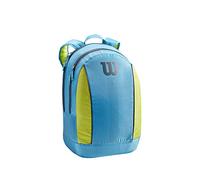 Wilson Sac à Dos de Tennis Junior, Jusqu'à 2 Raquettes, Bleu Marine/Vert Citron/Bleu Marine, WR8012903001