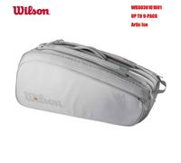 Wilson-Sac À Dos Pour Raquette De Tennis Super Tour Shift,Grand Sac À Dos,Compartiment Thermoguard Laser,Paquet De 9,2024 -Artic Ice