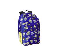 Wilson Sac à dos Tennis Minions 3.0 Team, pour jusqu'à 2 raquettes, Pour enfants et adolescents, Bleu / Jaune