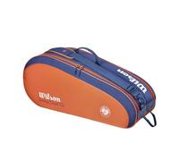 Wilson Sac à raquettes Roland Garros 2026 Team 6 raquettes Orange/Bleu