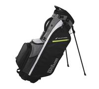 Wilson Sac de Golf Feather Stand Bag, Noir/Gris/Blanc